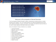 Tablet Screenshot of minddisorders.com